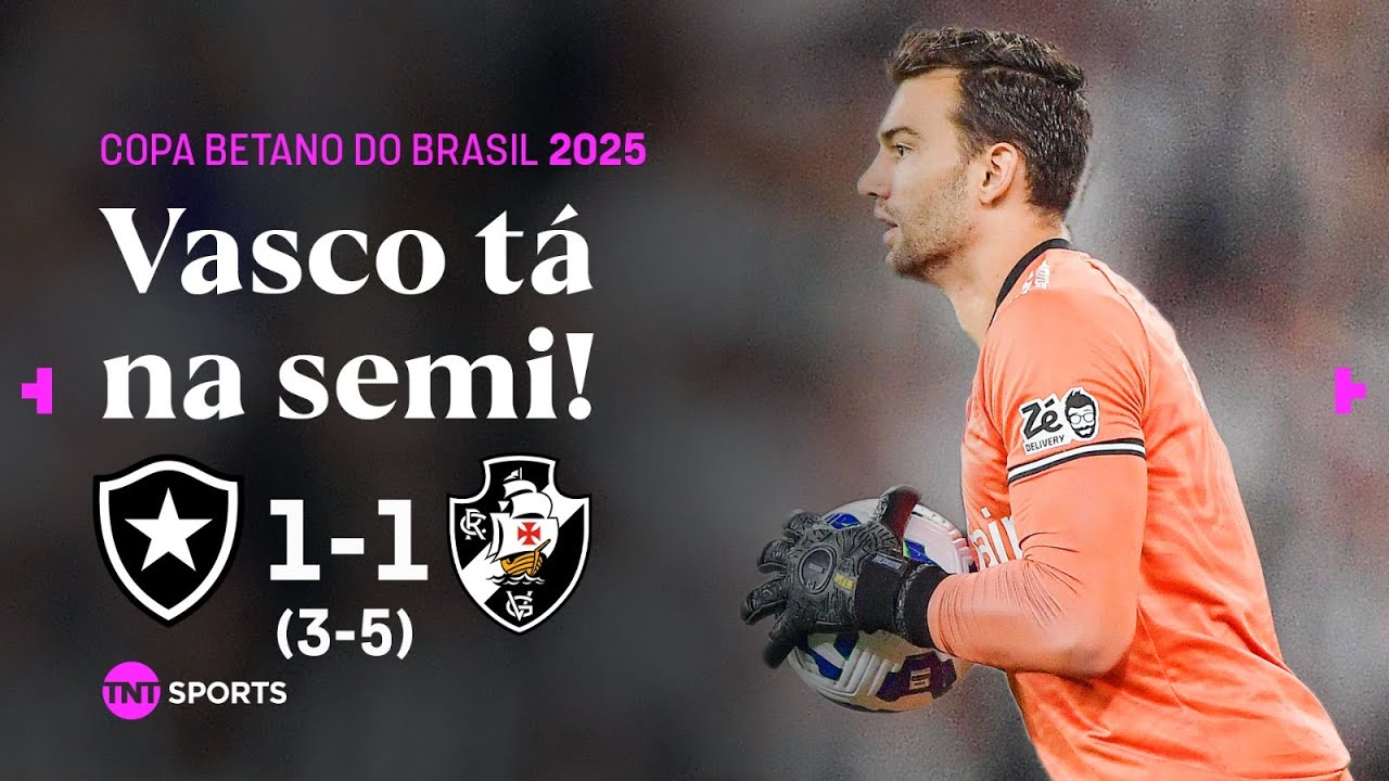 LÉO JARDIM BRILHA NOS PÊNALTIS E VASCO ESTÁ NA SEMI! BOTAFOGO 1 (3)X(5) 1 VASCO | MELHORES MOMENTOS