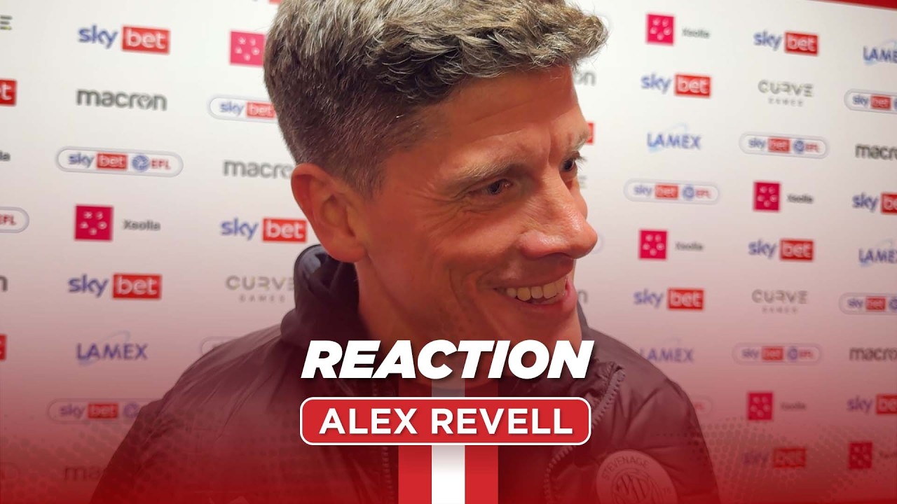 Alex Revell's reaction | Stevenage 2-1 Port Vale