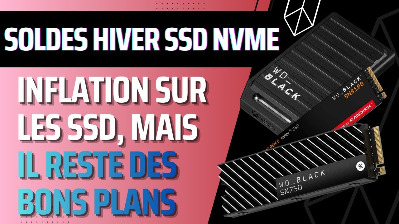 Soldes Hiver 2026 les meilleurs bons plans SSD PCIe 4 & 5, interne/externe & pour consoles
