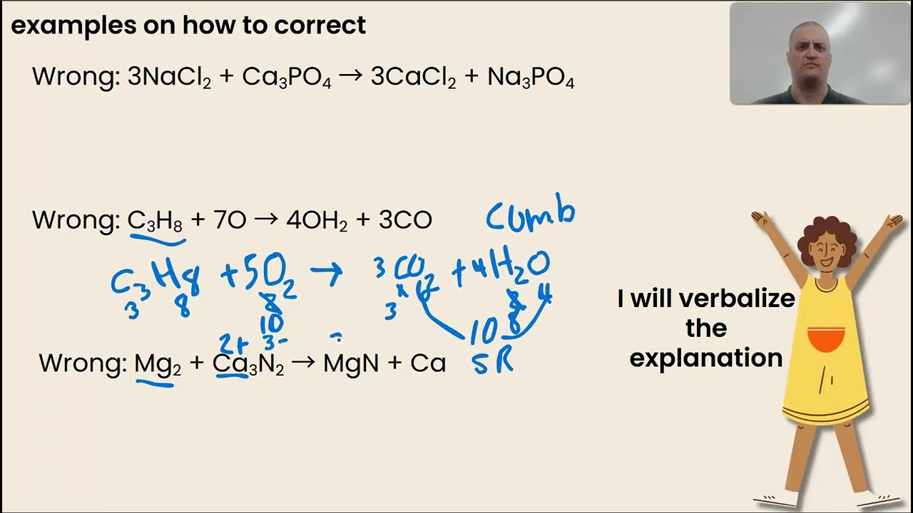 correcting chemical equations 2 of 2