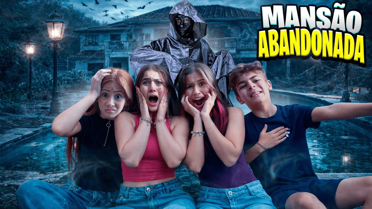 NUNCA VÁ A UMA MANSÃO MAL ASSOMBRADA COM OS AMIGOS ! ( Gabi e Susu ) 