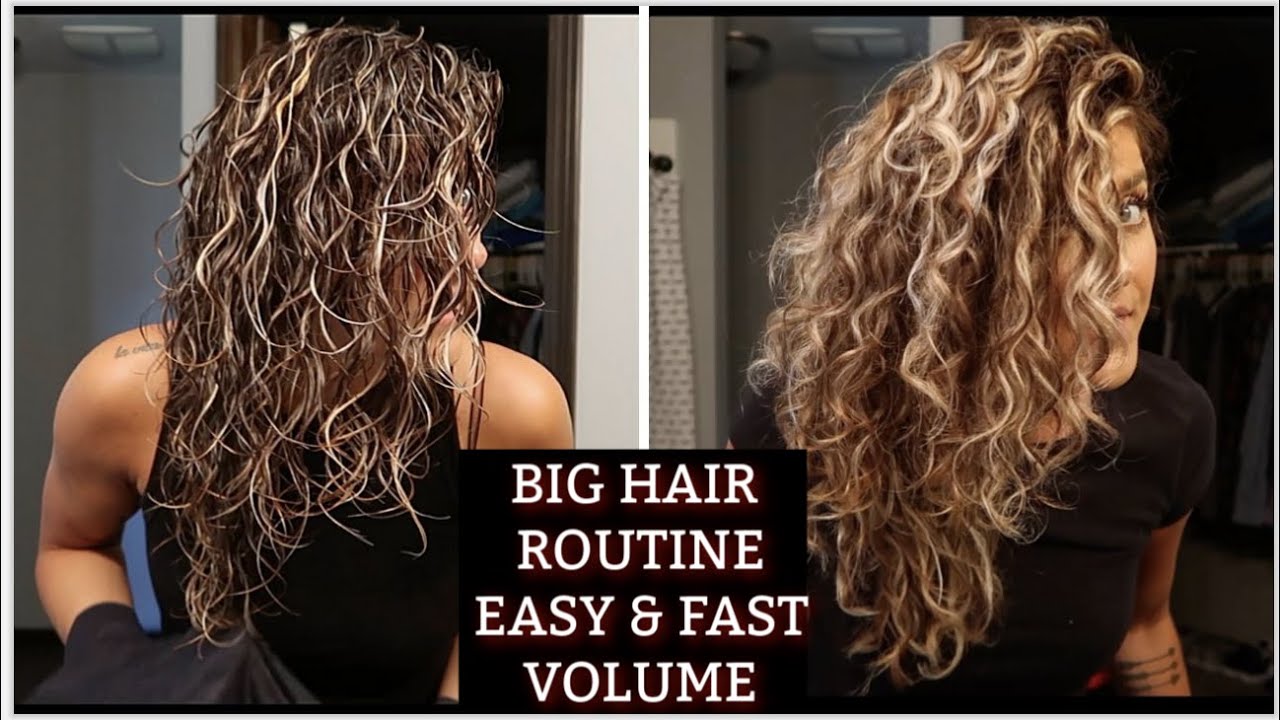 BIG CURLY HAIR | EASY VOLUME | 3 PRODUCTS | 2020