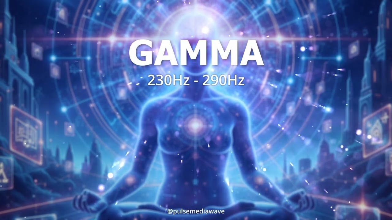 Gamma 230Hz 290Hz : Increased intelligence, insights