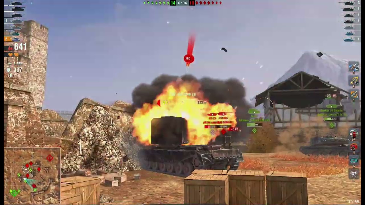 FV4005 17 507 dmg & 8 kills (Uprising)