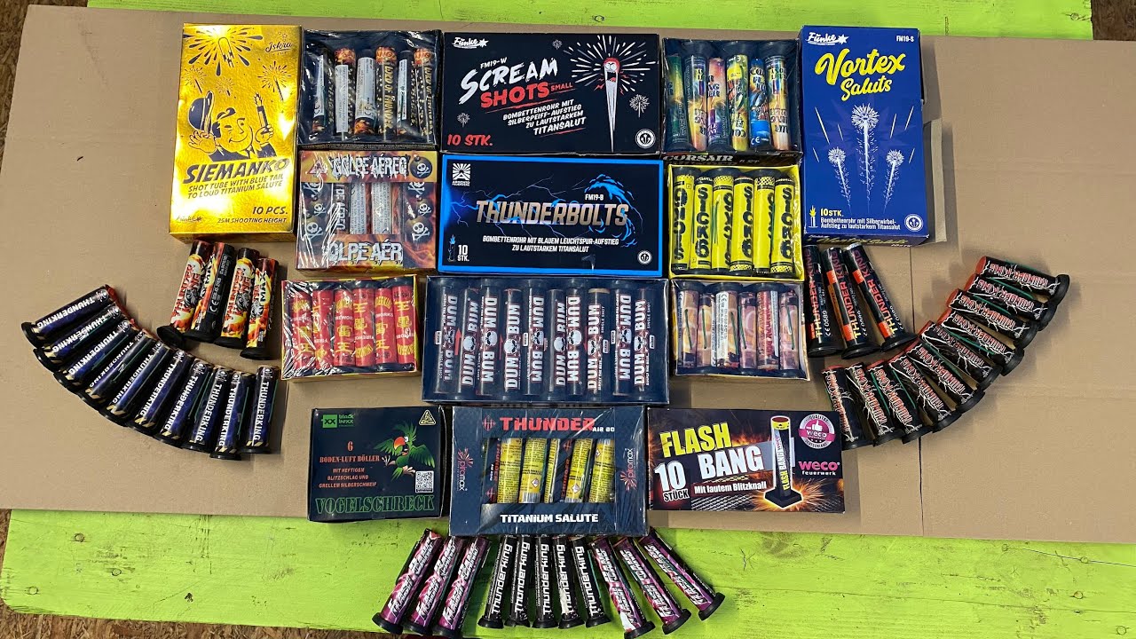 XXL SALUT-SINGLESHOT-VERGLEICH 2021 - Silvester Vorfreude 2021/2022 #2