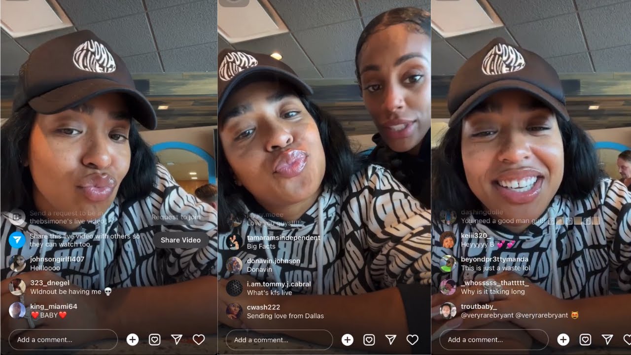 B. Simone IG Live ft. Megan Brooks (7.20.22)