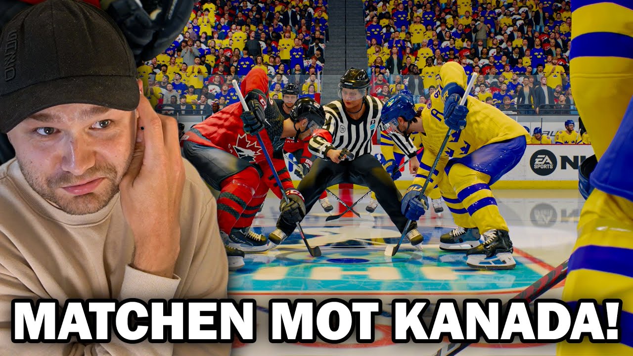 NHL 25 Sverige VS Kanada avgör gruppspelet!
