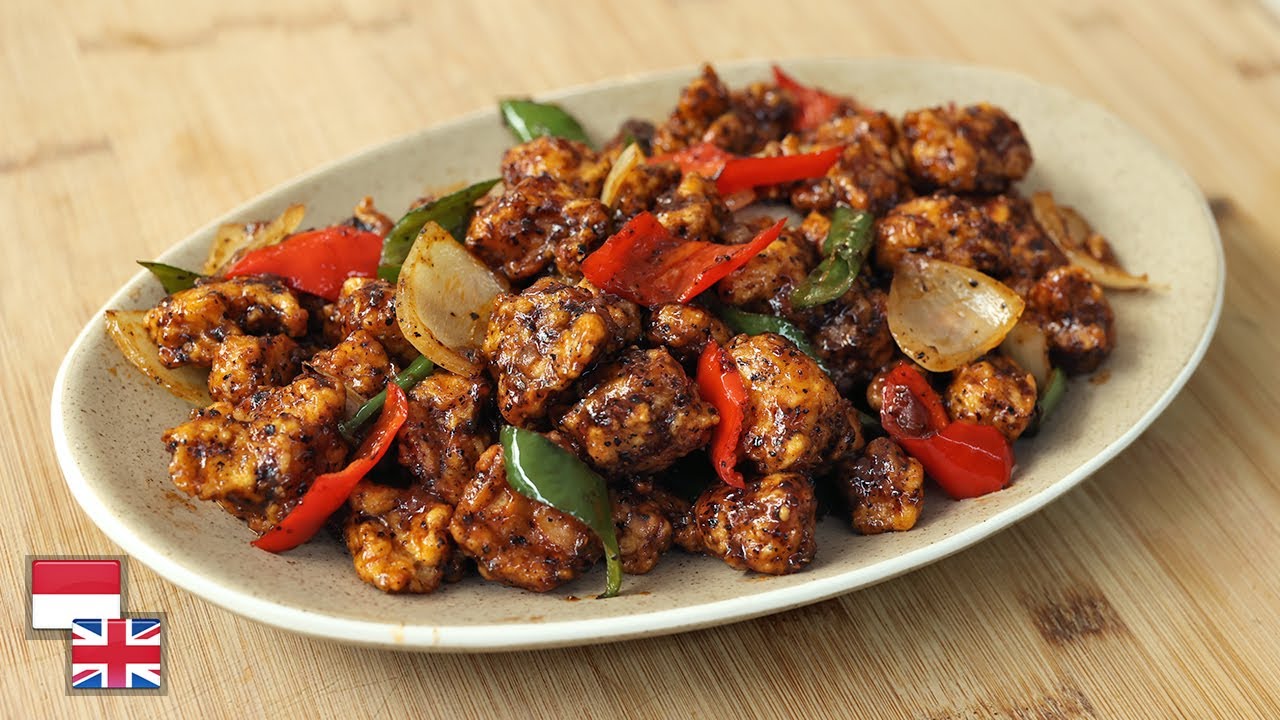 Praktis Ekonomis! Resep TEMPE LADA HITAM [Menu Vegetarian]