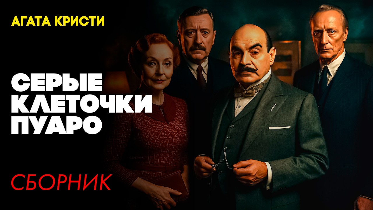 Агата Кристи - СЕРЫЕ КЛЕТОЧКИ ПУАРО | Сборник Рассказов | Аудиокнига | Читает Большешальский