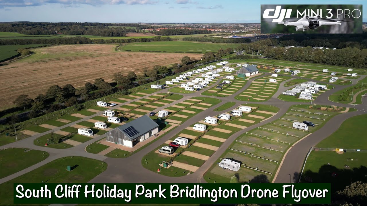 Exploring South Cliff Holiday Park Bridlington from the Sky | 4K Drone