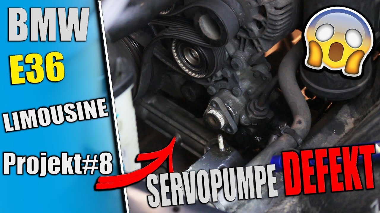 BMW E36 Limousine Projekt #8 | Servopumpe DEFEKT!!..