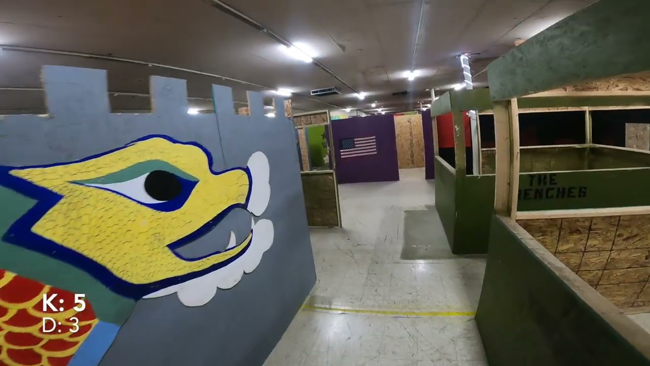 Airsoft CQB holding the flanks in kill house control