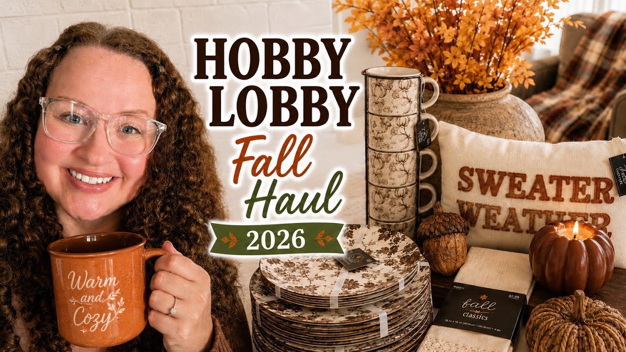 🍂 Ранний осенний декор | Идеи осеннего декора | Осенние покупки в Hobby Lobby 2026