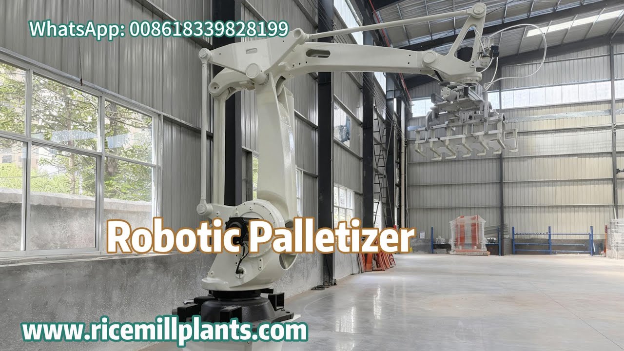 Automatic Rice Bag Palletizing Robot | High-Efficiency Packaging