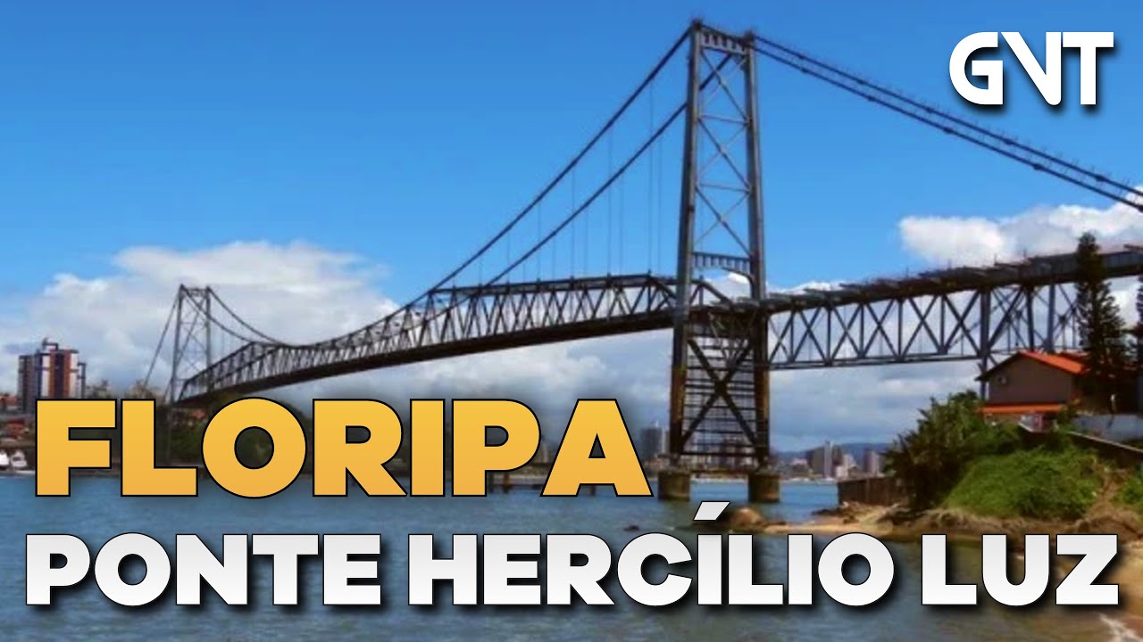 Atravessando a Ponte Hercílio Luz - Florianópolis | 🇧🇷 Santa Catarina, Brasil【4K】[Audio Original]