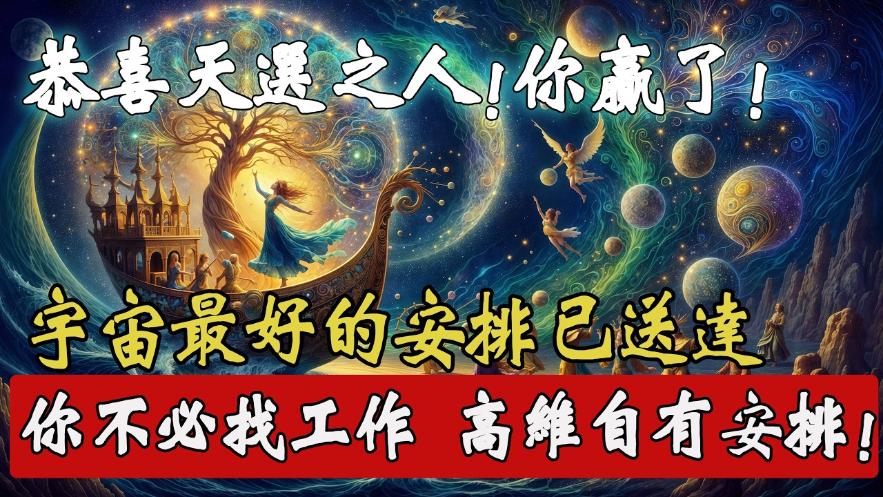 你被高維鎖定了！影片找到你絕非偶然，天選之人，宇宙不讓你盲目求職，是有更高維度的安排，這是專屬你的最好命運！僅 0.1% 覺醒者可見！