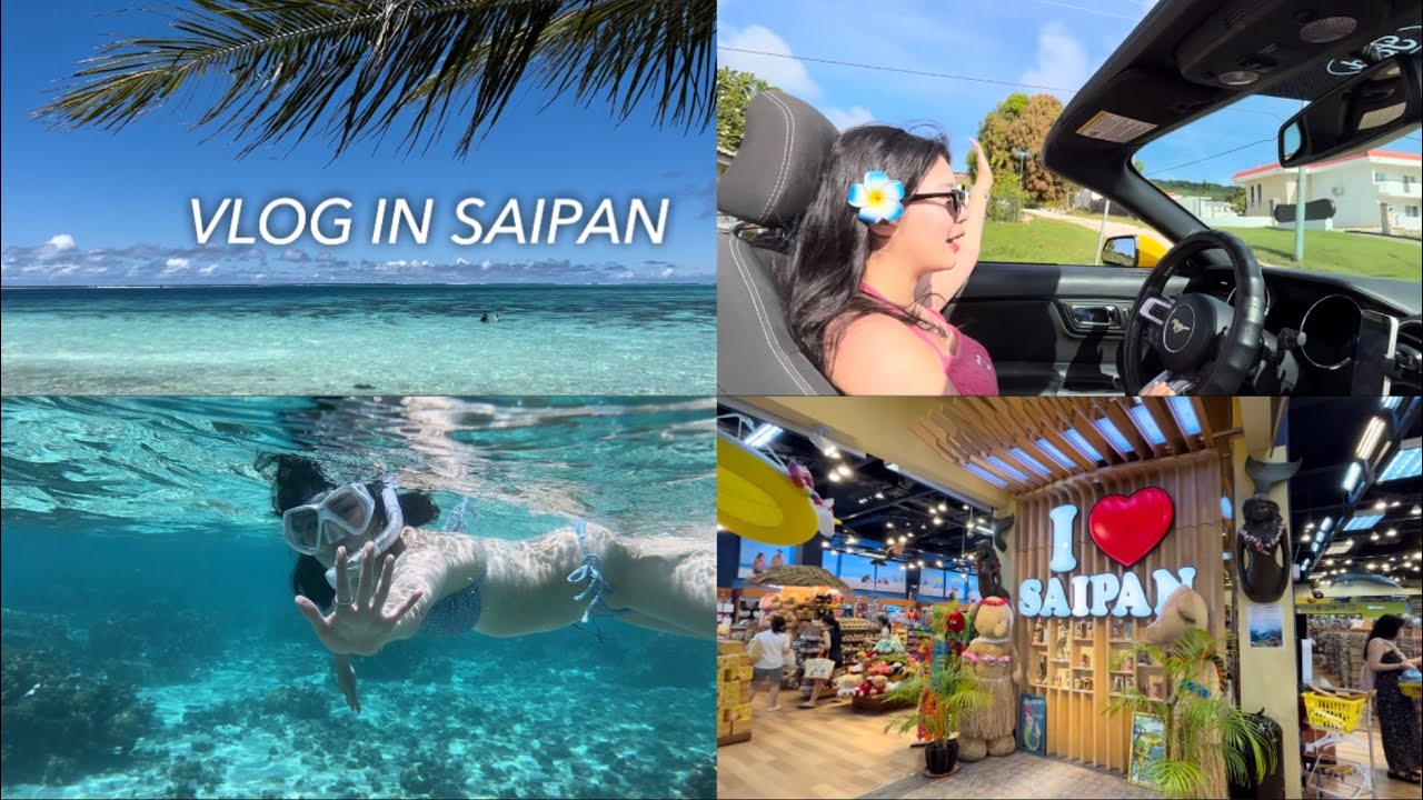 [VLOG]🏝️3박4일 사이판여행☀️,마나가하섬,🐠스노쿨링,🚘머스탱렌터카,선상낚시,켄싱턴호텔,코랄오션리조트,가라판