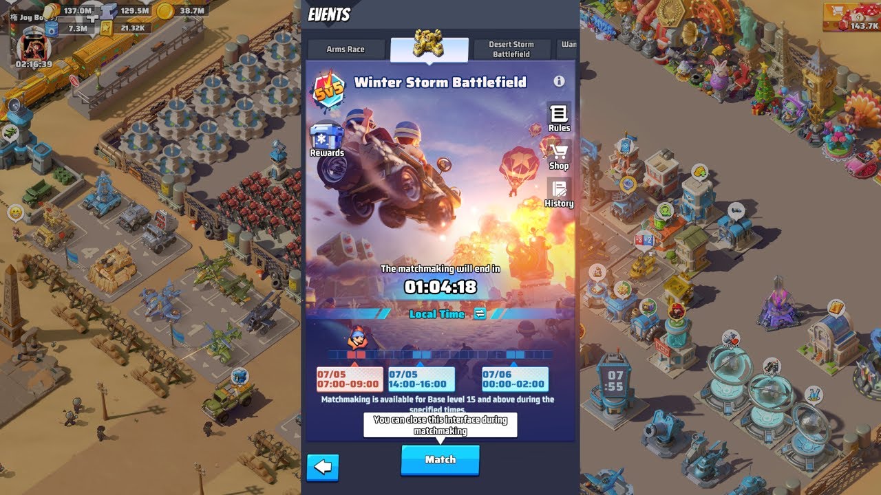 Winter Storm [BAJ Winters, GcC] - Last War | عاصفة الشتاء [باج ونترز، جي سي سي] - لاست وار