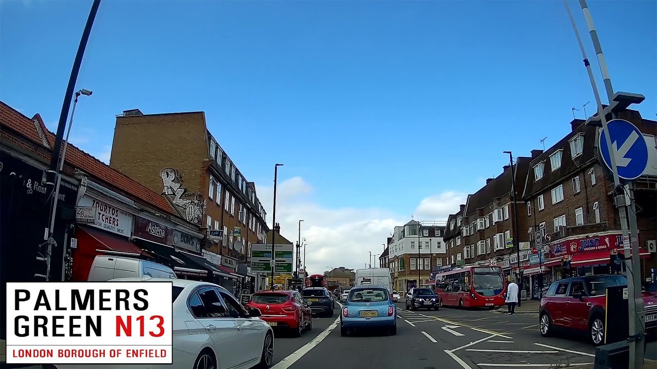 A Drive Through London Palmers Green N13