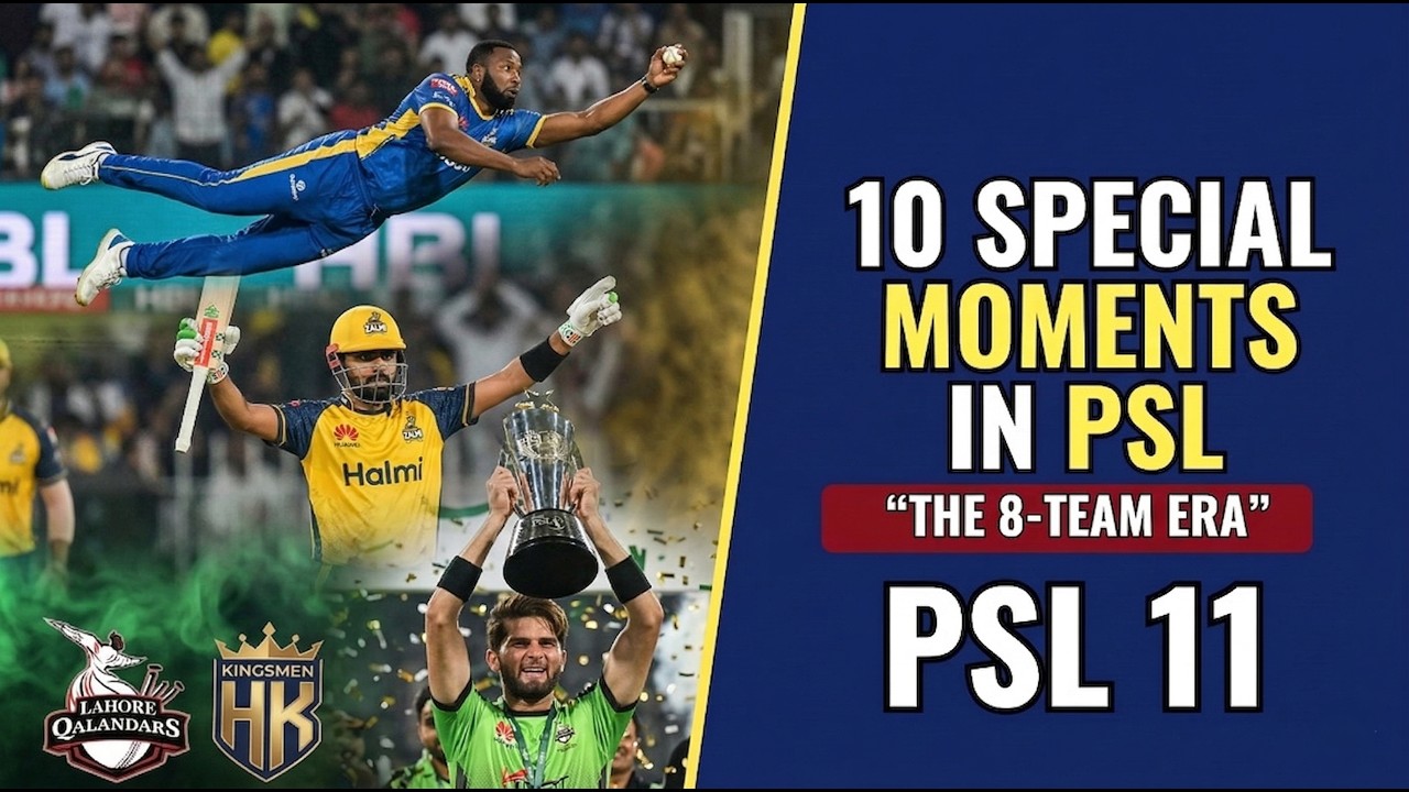 Top 10 Most ICONIC Moments in PSL History PSL 11 Begins! - HK Worldwide