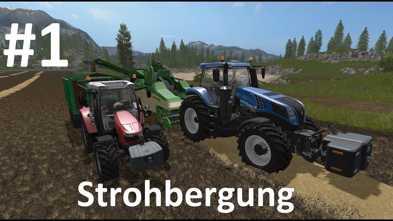 Strohbergung Add-on - Landwirtschafts-Simulator 17 - Play Test #1