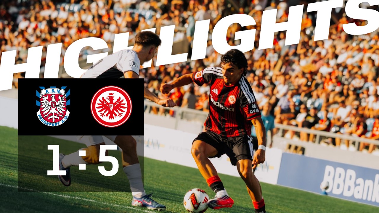 Klarer Sieg bei Comeback von B&eacute;la R&eacute;thy I Highlights FSV Frankfurt &ndash; Eintracht Frankfurt