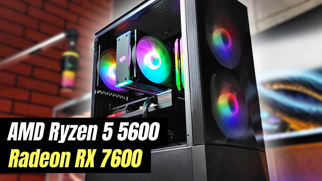Komputer do 3000 zł - AMD Ryzen 5600 + Radeon RX 7600 / test w grach