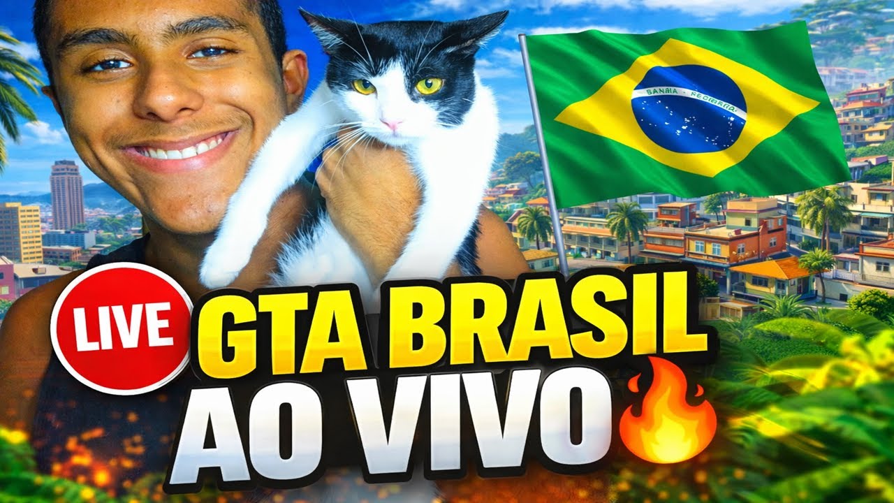 🔴 LIVE ON – GTA Brasil 🇧🇷 | Roleplay, Mods e Resenha AO VIVO!