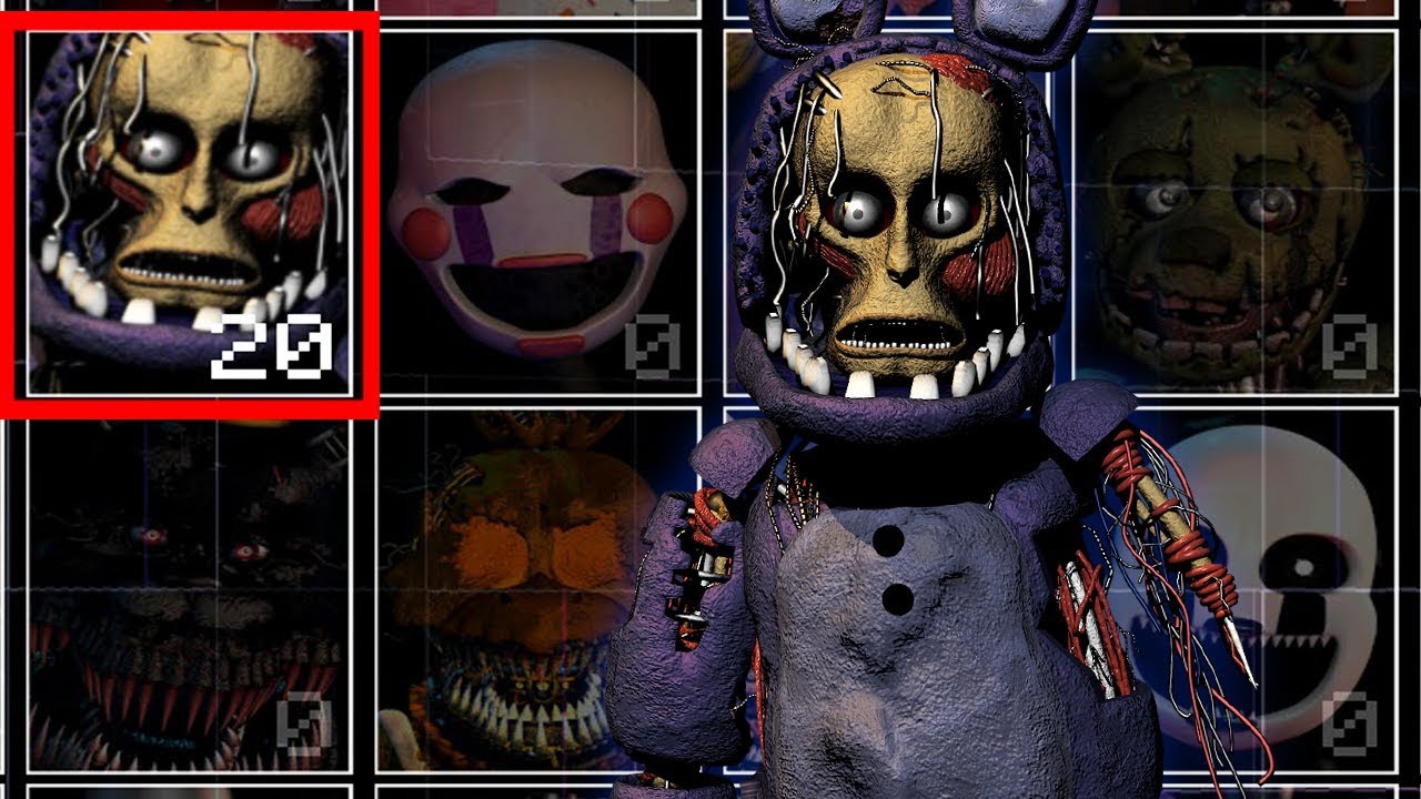 Scrap Withered Bonnie в UCN! Willian Afton + W Bonnie! (UCN модов)