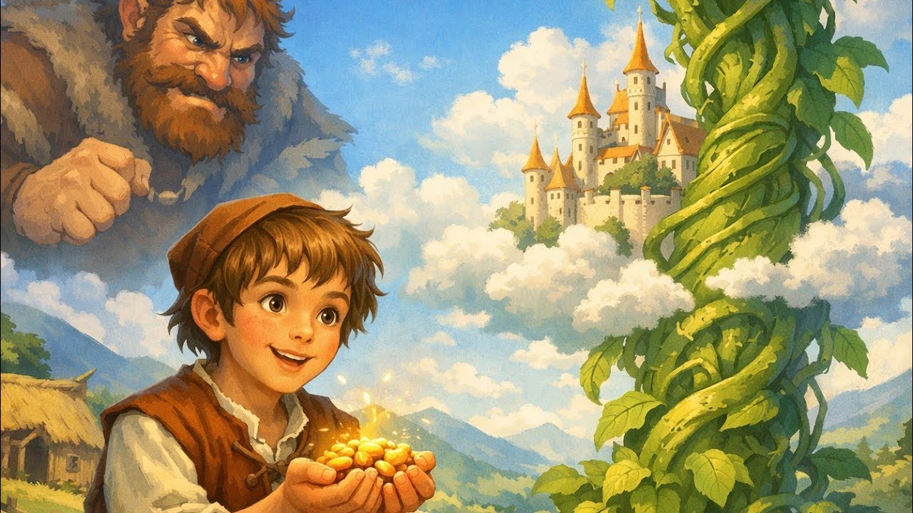 A Poor Boy Who Traded a Cow for Magic Beans | Easy English Story (A2–B1)