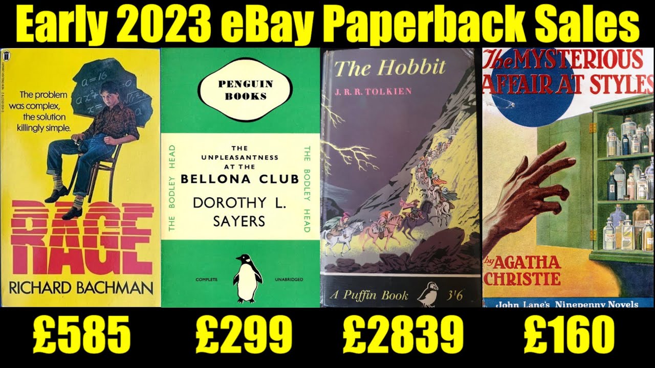 Incredible - VINTAGE - Paperback Sales - On eBay - Early 2023 - Some SHOCKERS Here!