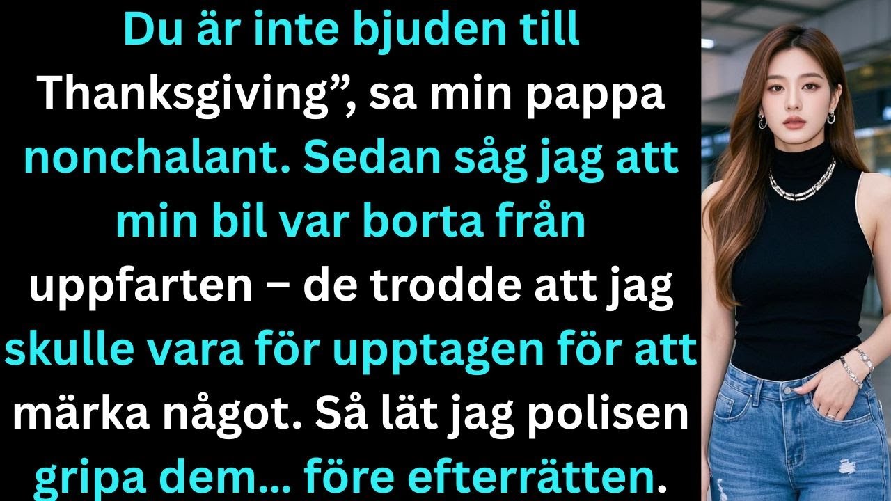Min familj förfalskade mitt namn, stal min Lexus, så jag kraschade deras Thanksgiving med polisen.