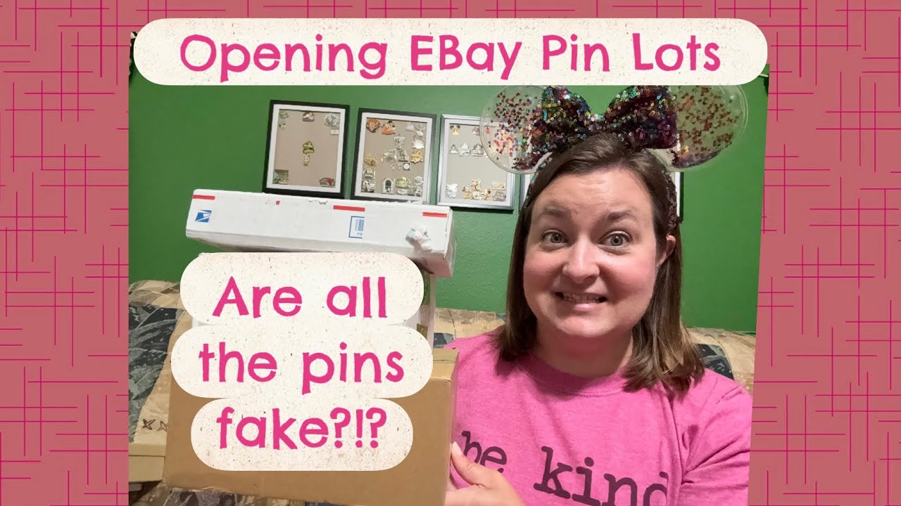 Did I Get Fake Disney Pins? Unboxing Disney Pin Lots from EBay #disneypins