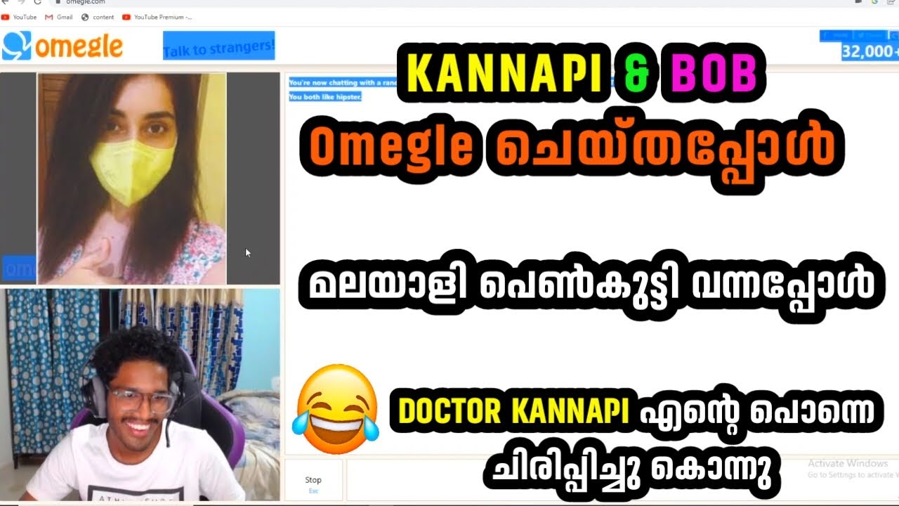 KANNAPI & BOB | Omegle ചെയ്തപ്പോൾ🤣മലയാളി പെൺകുട്ടി വന്നപ്പോൾ | DOCTOR KANNAPI എന്റെ പൊന്നെ😹