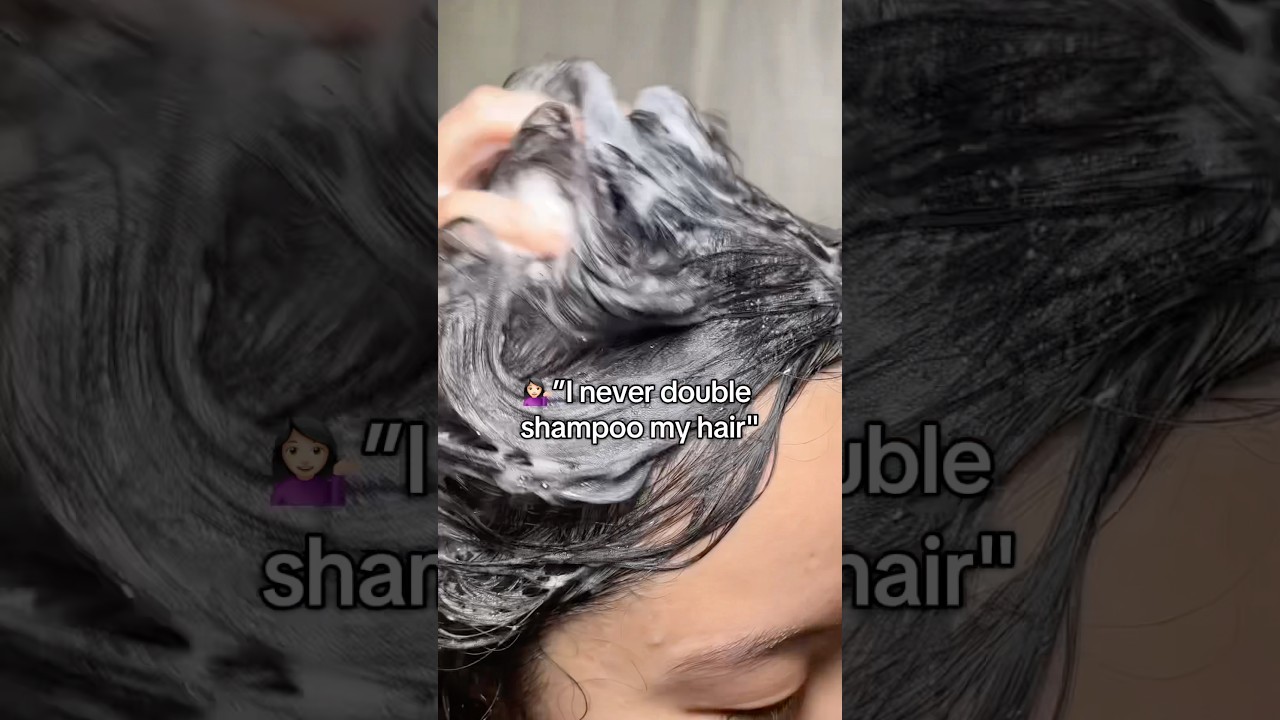 Double shampooing reduces grease, prevents buildup, and promotes a healthier scalp✨