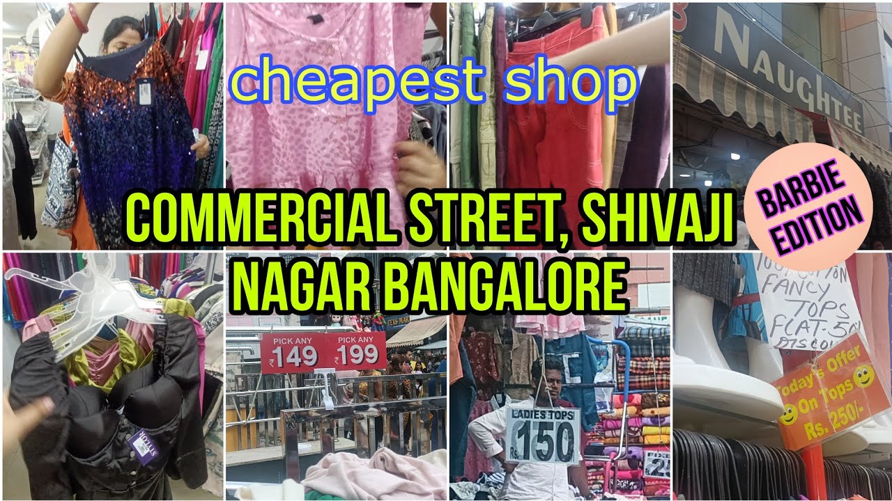 Best Clothing Shop in Commercial Street, BangaloreSTARTING 149😍 | Naughtee shop|2023