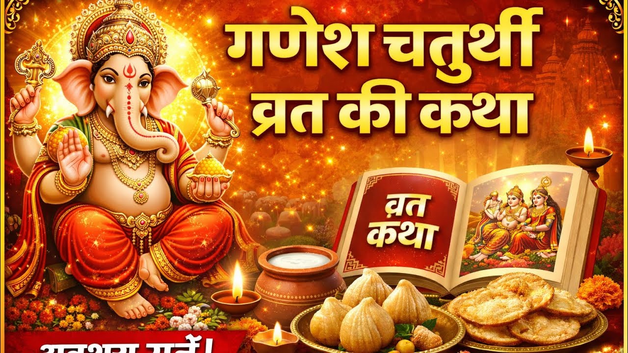 🙏🏻चैत्र कृष्ण पक्ष गणेश चतुर्थी व्रत कथा | जरूर सुनें