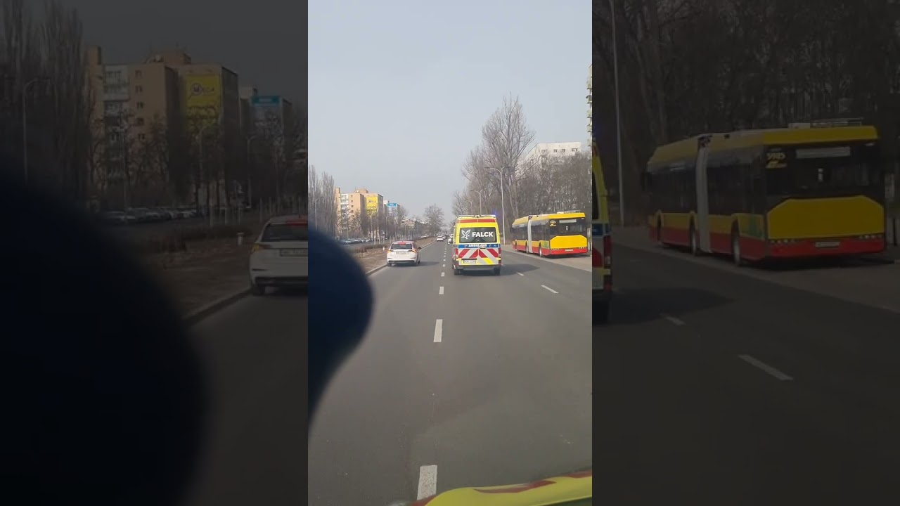 warsawrescue i ambulans Falck alarmowo 🚑🚨‼️ #warsawrescue #Falck #alarmowo #polishemergency 