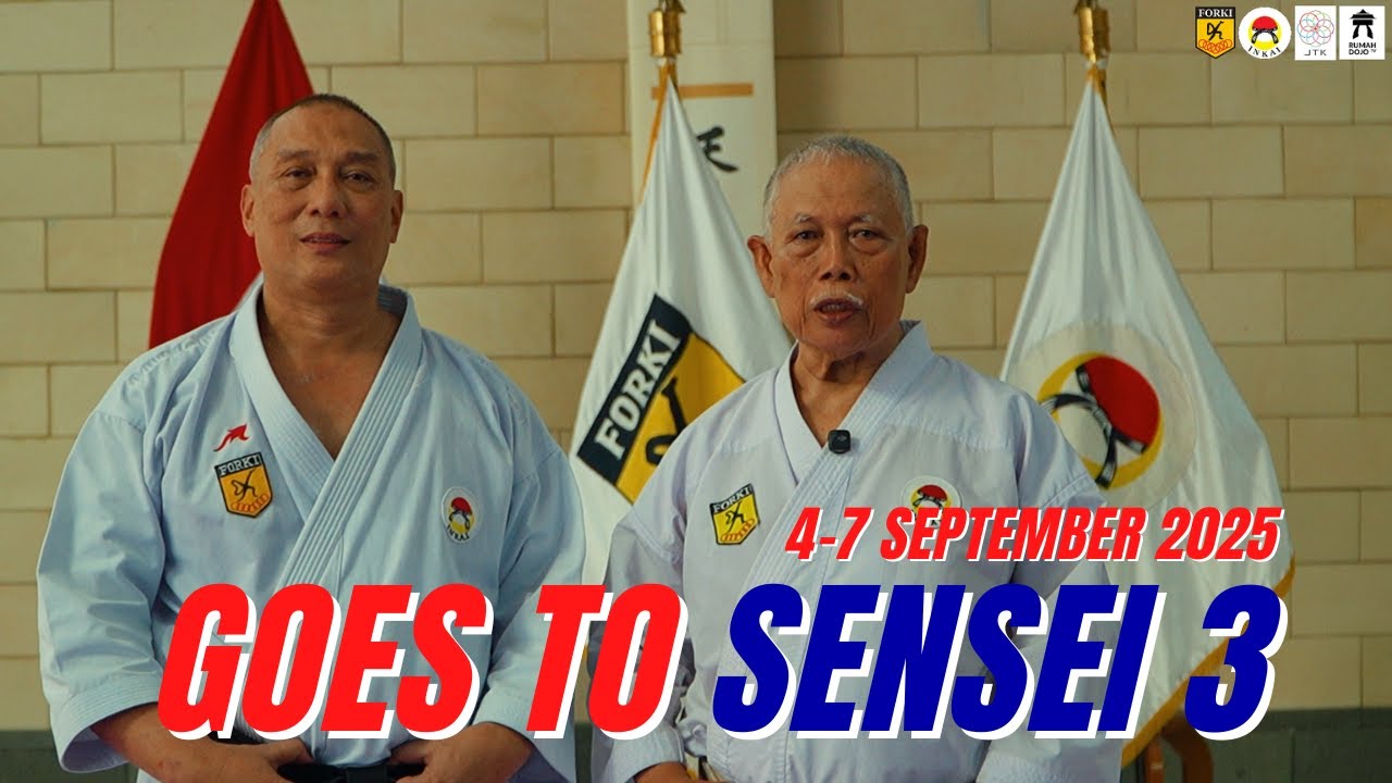 DAFTARKAN SEGERA GOES TO SENSEI 3 | 4–7 September 2025