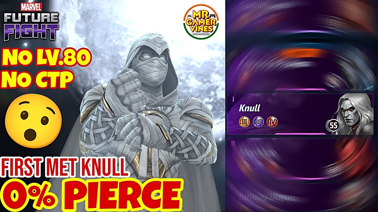 First Time Clear WBL Knull With (0% PIERCE) | Marvel Future Fight