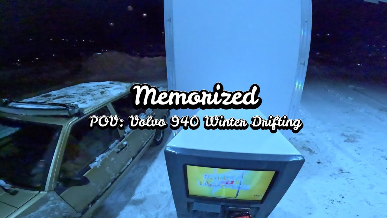 Memorized POV Swedish Volvo 940 Winter Drift 2026