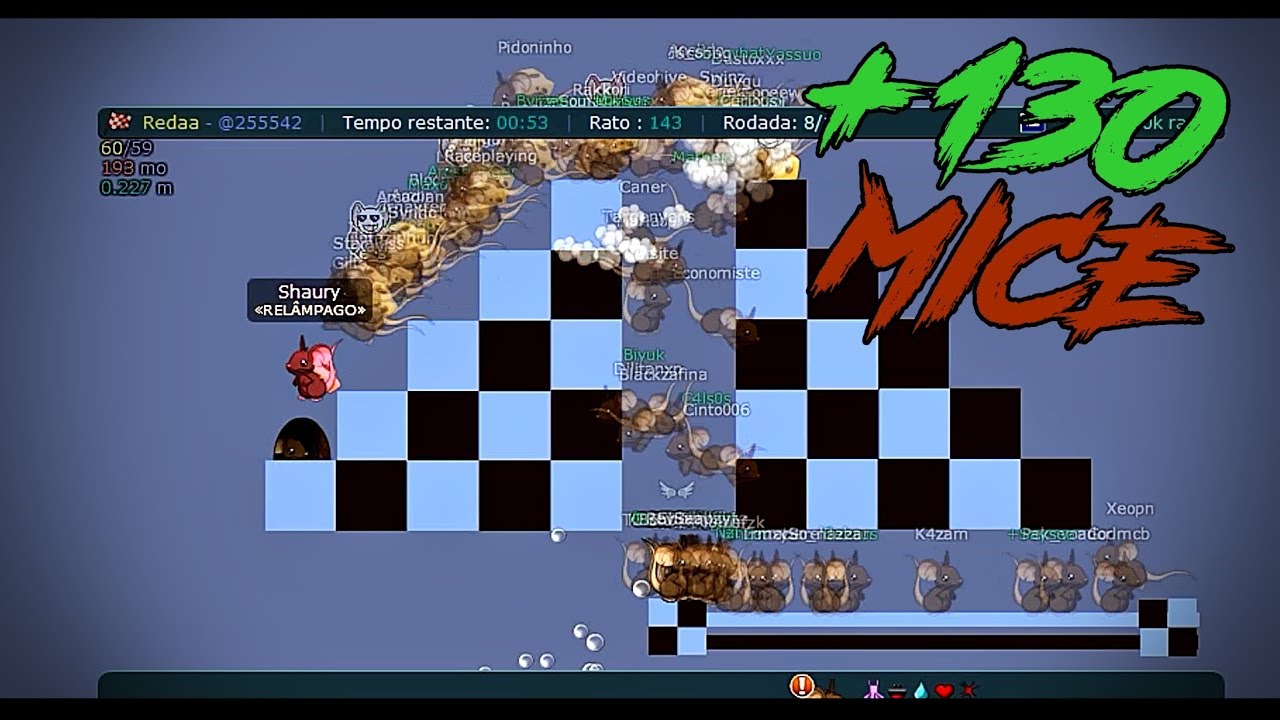 Transformice - Brkrmn (+130 MICE [NASA]) Racing Gameplay #93