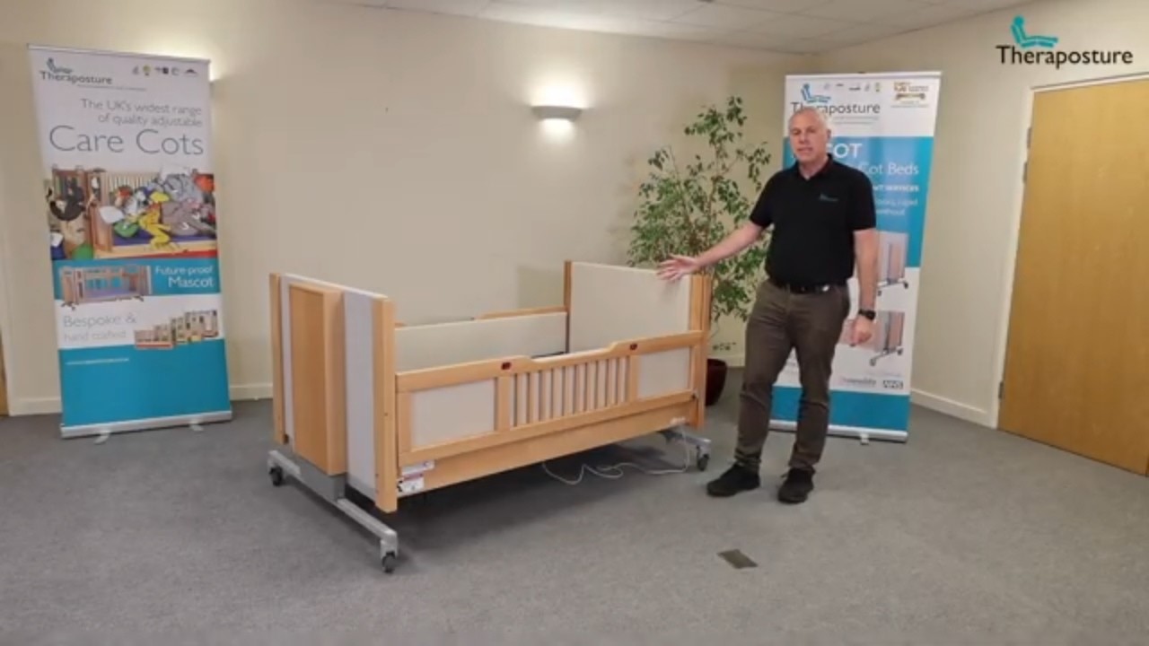 Introducing the ES-COT EMMA adjustable care cot from Theraposture