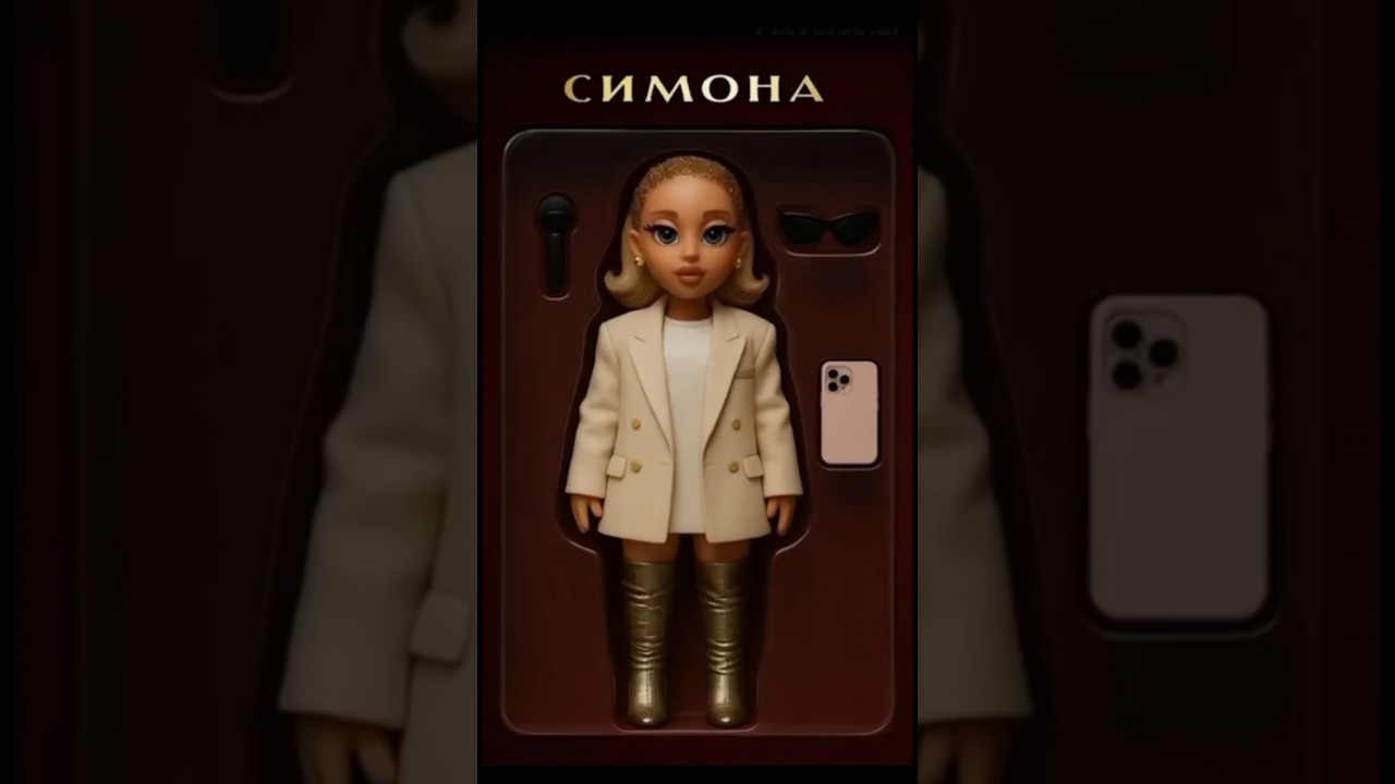 Симона #тренд #ии #кукла #симона #певица #нейросетьвидео