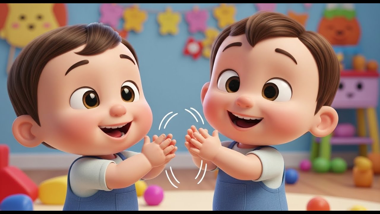 👏 Baby Clap Clap Song 👶 Fun Action Nursery Rhyme for Babies & Toddlers