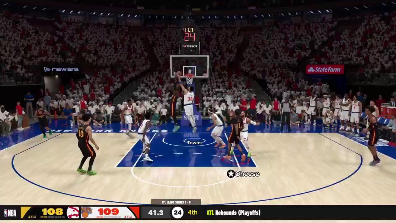🔴 LILCHEESE(NBA🏀-R):  🎥NBA PLAYOFFS- - SEMIFINALS🎟️ (1-0): GAME 2  @ #1 KNICKS🗽