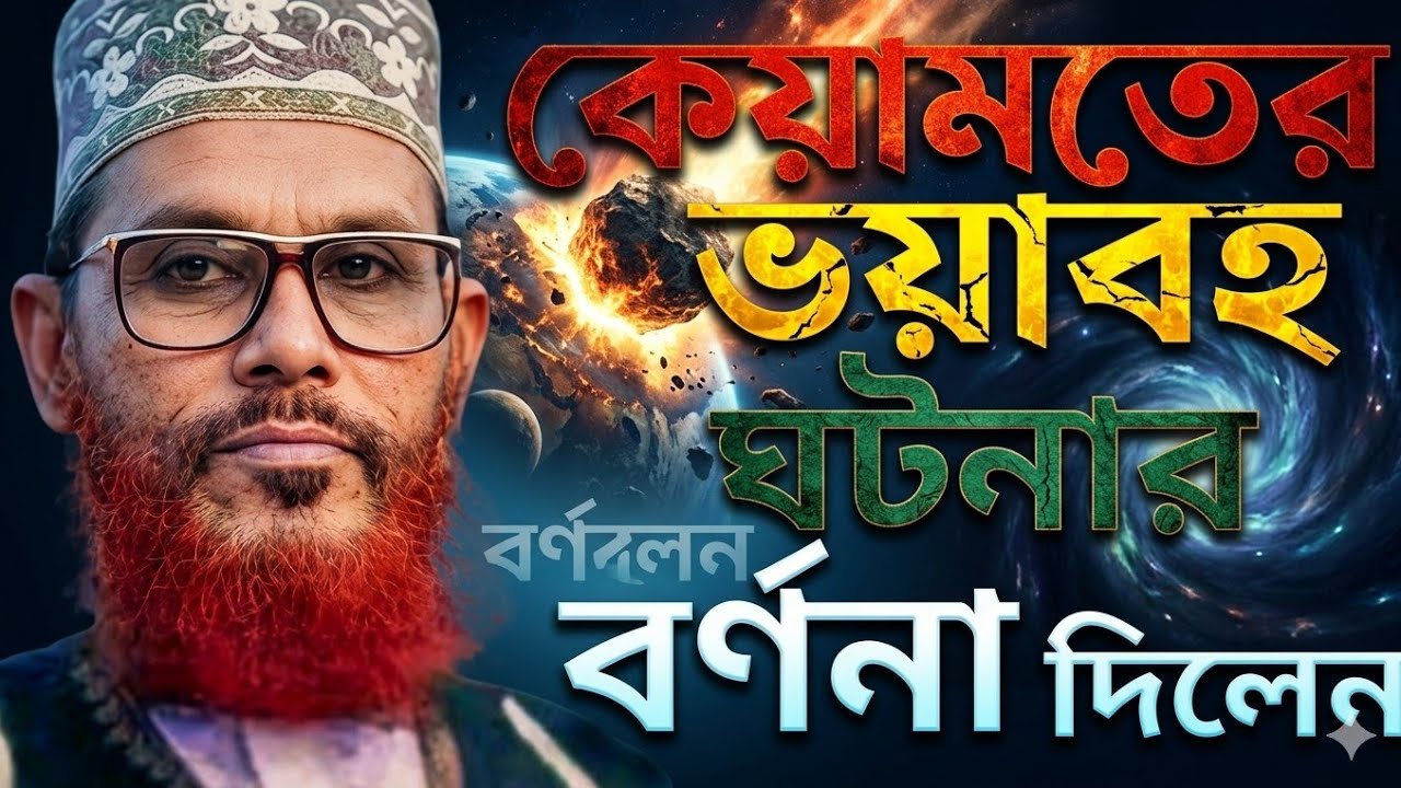 কেয়ামতের ভয়াবহ্ ঘটনার বর্ণনা দিলেন || Allama Delwar Hossain Saidi #bangla #waz 