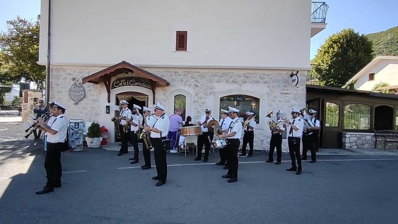 Marcia Ticinese Complesso Banda di Barrea 13/8/23 Civitella Alfedena Festa di San Nicola