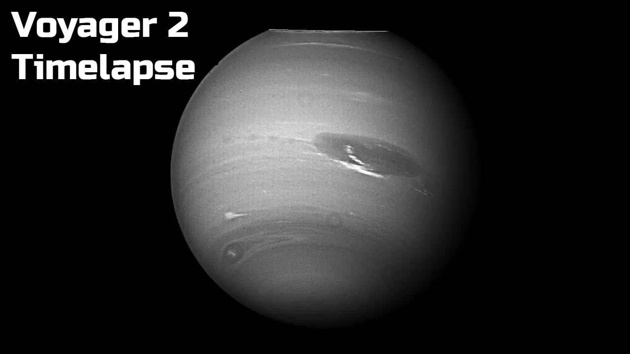 Neptune Encounter (With PWS Audio) - Voyager 2 Timelapse