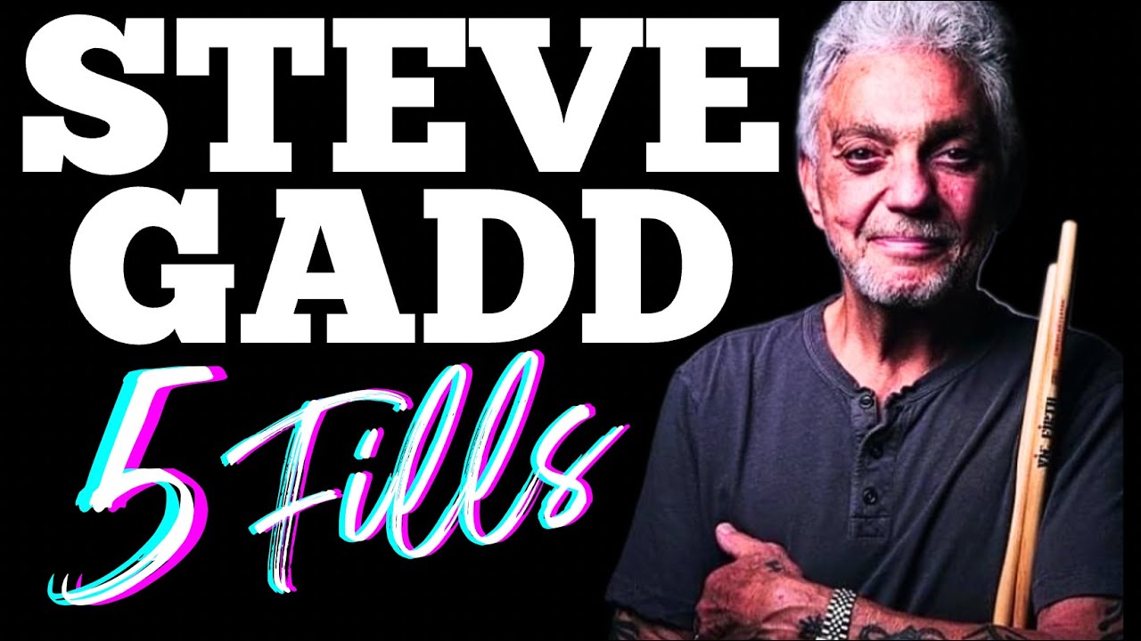 5 STEVE GADD Drum Fills Everyone Should Know!... DO YOU? 💙 2024